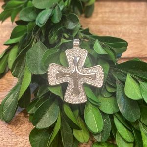 As Is Milor Italy Diamonique Cross Charm